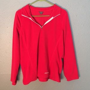 Eddie Bauer quarter zip fleece